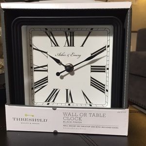 Threshold Wall or Table Clock new in box